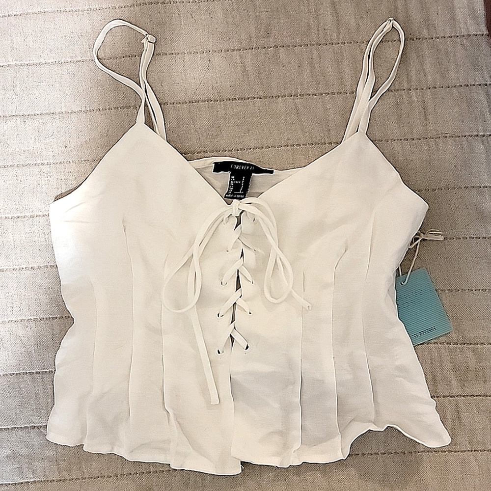 BRAND NEW | Foreve 21 White Cami/tank